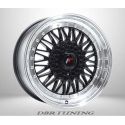 Llanta JR9 Black Lip polished 7,5x17