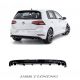 Diffusore posteriore GOLF 7,5 look R line 17-20