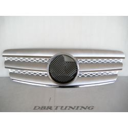 Grill Mercedes W211 02-06 CL look silver-chrome