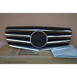 AMG grill Mercedes E W211 07-09 black chrome