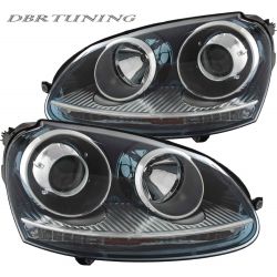 Coppia fari XENON DEPO VW GOLF 5 GTI 03-08