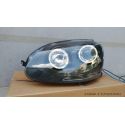 DEPO Angel Eyes headlights VW GOLF 5 03-08, black