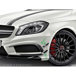 Flaps anteriori Mercedes A look AMG W176 12-18 nero