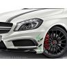 Front aero flaps Mercedes A look AMG W176 12-18 black