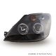 Angel Eyes headlights Ford Fiesta MK6 02-08 Black