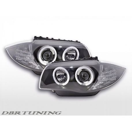 Fari SONAR Angel Led Bmw E81 E82 E87 E88 04-11 neri