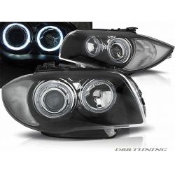 Fari DEPO Angel Led Bmw E81 E82 E87 E88 04-11 neri