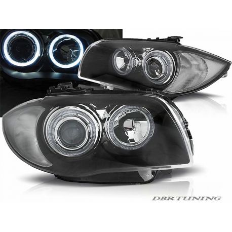 Fari DEPO Angel Led Bmw E81 E82 E87 E88 04-11 neri
