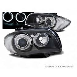 Faros DEPO Angel LED Bmw E81 E82 E87 E88 04-11 gris