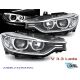 Fari DEPO Angel Eyes LED BMW F30 F31 11-15