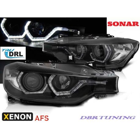 SONAR Angel Eyes 3D LED XENON AFS Bmw F30 F31 11-15 