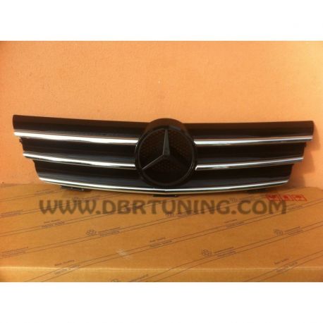 Calandra Mercedes C W203 Sportcoupè nero-cromo