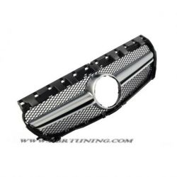 Calandra Mercedes look AMG CLA C117 silver