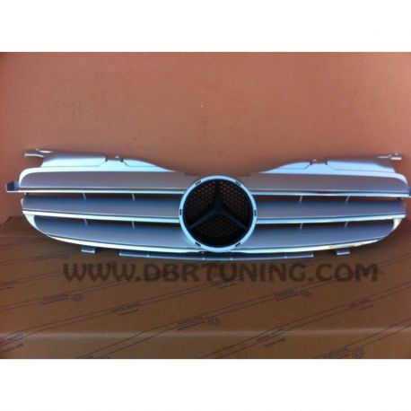 Calandra AMG Mercedes SLK 170 96-04 silver-cromo