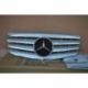 AMG grill Mercedes E W211 07-09 silver-chrome