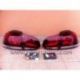 Pilotos LED GOLF 6 R Look 08-12 rojos