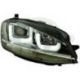 Fari U-Led 3D VW GOLF 7 12-17 neri-cromo