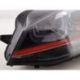 Fari U - Led 3D VW GOLF 7 12-17 neri-rossi