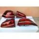Taillights LED GOLF 7 look GTI, GTD 12-17 cherry red