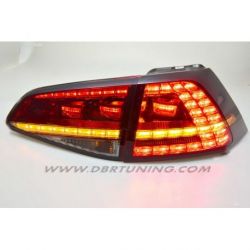 Taillights LED GOLF 7 look GTI, GTD 12-17 red