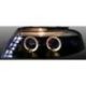 Gruppi ottici Angel Eyes LED Passat 3BG 00-05 neri