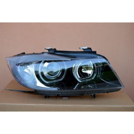 Fari Angel Eyes Led BMW 3 E90 E91 05-11 neri
