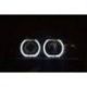 Gruppi ottici Angel Eyes Led BMW E39 H7 95-00 neri
