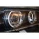 Gruppi ottici Angel Eyes Led BMW E39 Xenon 95-00 neri