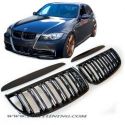 Calandra BMW E90 E91 look M3 05-08 nera lucida