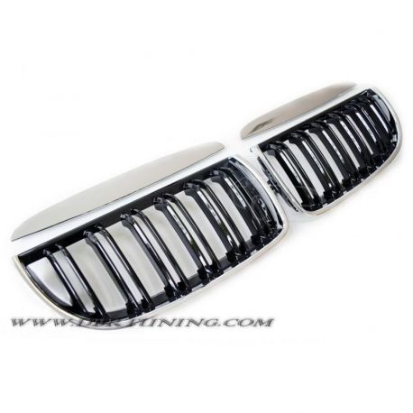 Calandra BMW E90 E91 look M3 05-08 nera cromo