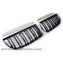 Calandra BMW E90 E91 look M3 05-08 nera cromo