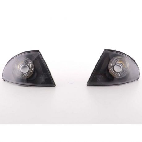 Coppia frecce trasparenti BMW 3 4porte E46 98-01 nere