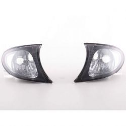 Coppia frecce trasparenti BMW 3 4porte E46 01-04 nere