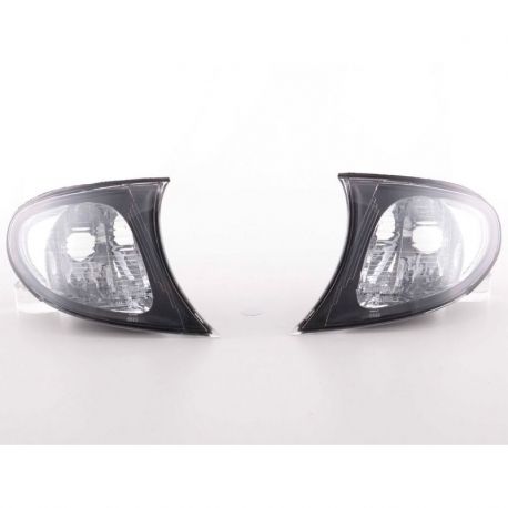 Coppia frecce trasparenti BMW 3 4porte E46 01-04 nere