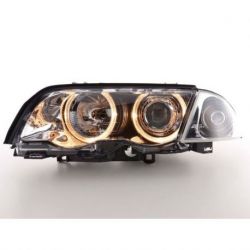 Coppia fari Angel Eyes BMW 3 4porte E46 98-01