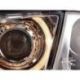 Coppia fari Angel Eyes BMW 3 4porte E46 98-01
