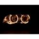 Coppia fari Angel Eyes BMW 3 4porte E46 98-01