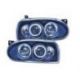 Faros Angel Eyes VW Golf 3 (1HXO-1EXO) 91-98 negros