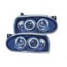 Headlights Angel Eyes VW Golf 3 (1HXO-1EXO) 91-98 black
