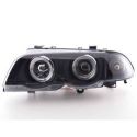 Coppia fari Angel Eyes Led BMW 3 E46 4porte 98-01 neri