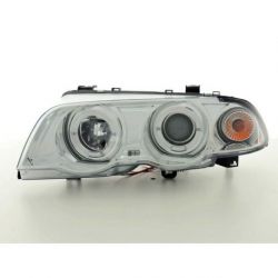 Coppia fari Angel Eyes Led BMW 3 E46 4porte 98-01