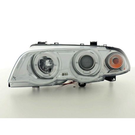 Coppia fari Angel Eyes BMW 3 4porte E46 98-01