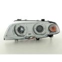 Coppia fari Angel Eyes BMW 3 4porte E46 98-01