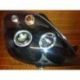 Headlights Led Angel Eyes Ford Fiesta MK6 02-08 Black