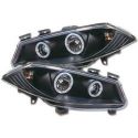 Headlight Angel Eyes Renault Megane2  02-06 black