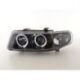 Coppia fari Led Angel Eyes Leon 1M 99-05 neri