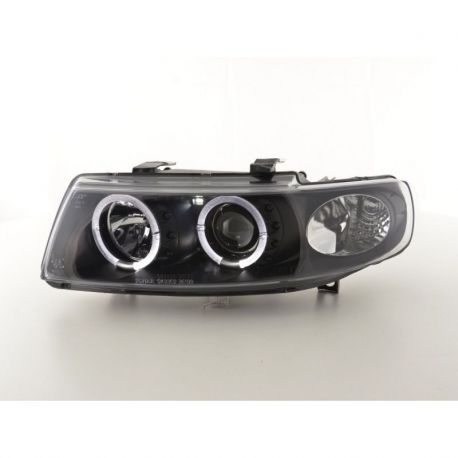 Coppia fari Led Angel Eyes Leon 1M 99-05 neri