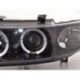 Headlights Led Angel Eyes Leon 1M 99-05 neri