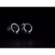 Coppia fari Led Angel Eyes Leon 1M 99-05 neri