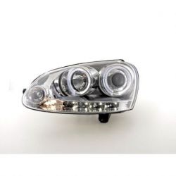 Headlights Angel Eyes Led VW GOLF 5 03-08